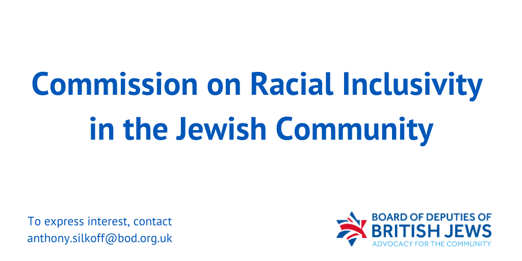 Board of Deputies to launch ‘Commission on Racial Inclusivity in the Jewish Community’