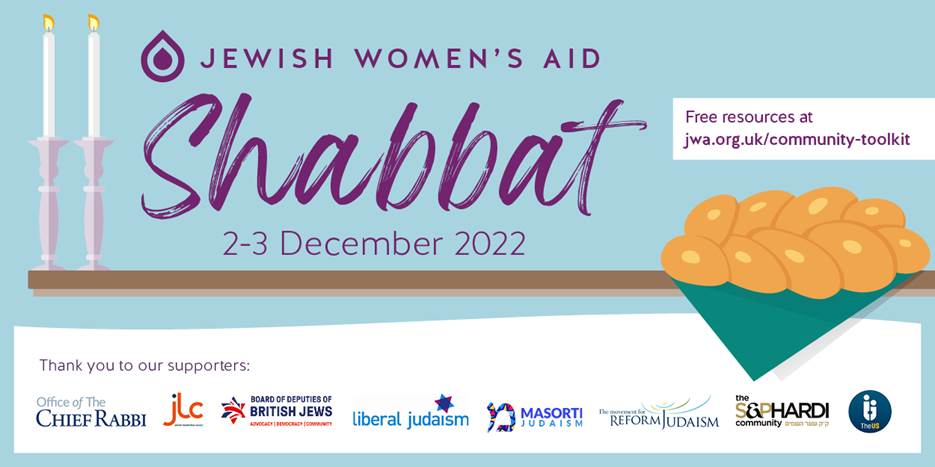 Jewish Women’s Aid Shabbat – 2 & 3 Dec